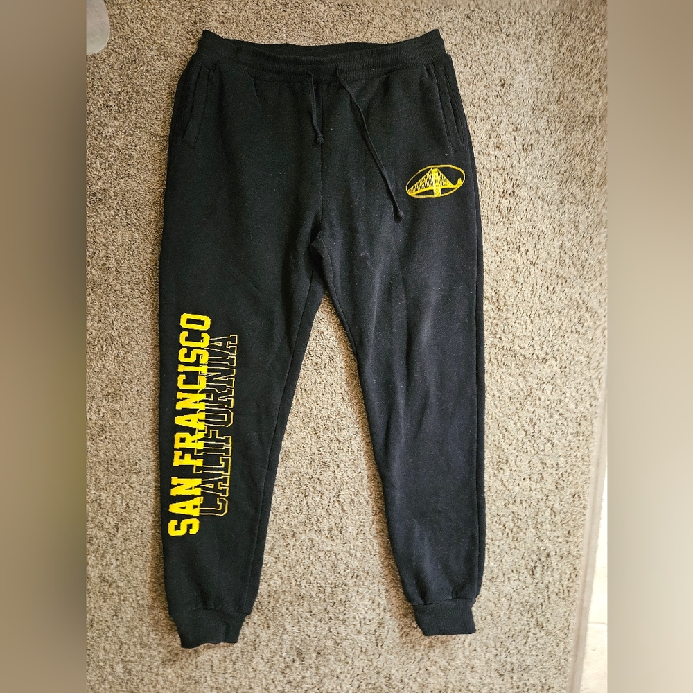 Nova Men San Francisco Black Sweatpants